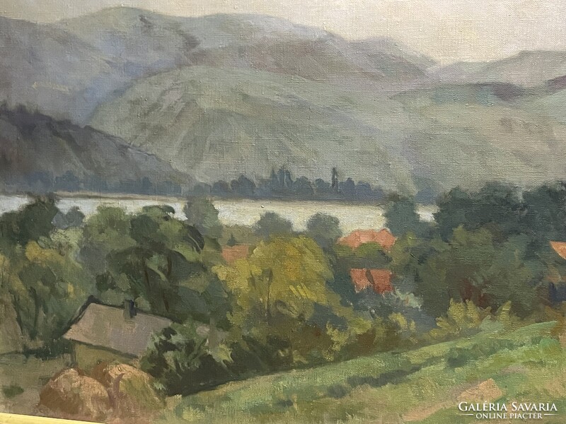 Jámbor Lajos (1884’Nagyvárad-1954’New York)-Dunakanyar..60x80cm