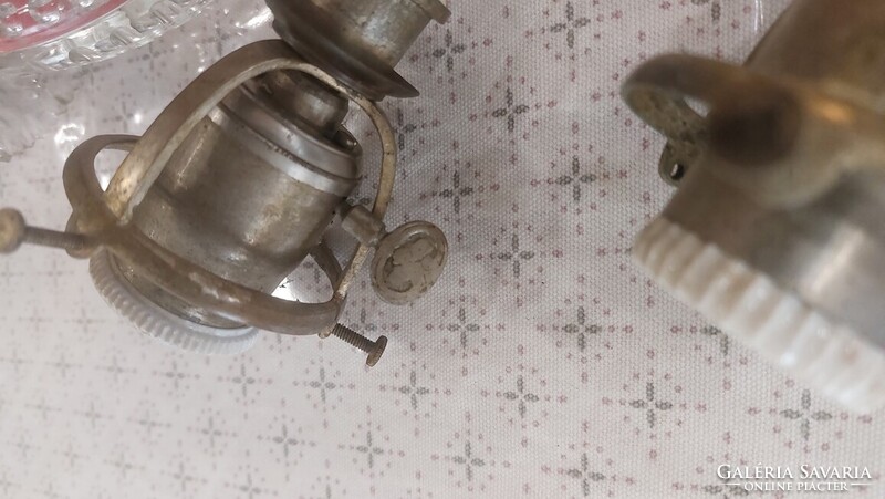 Retro üveg csillár alkatrészek