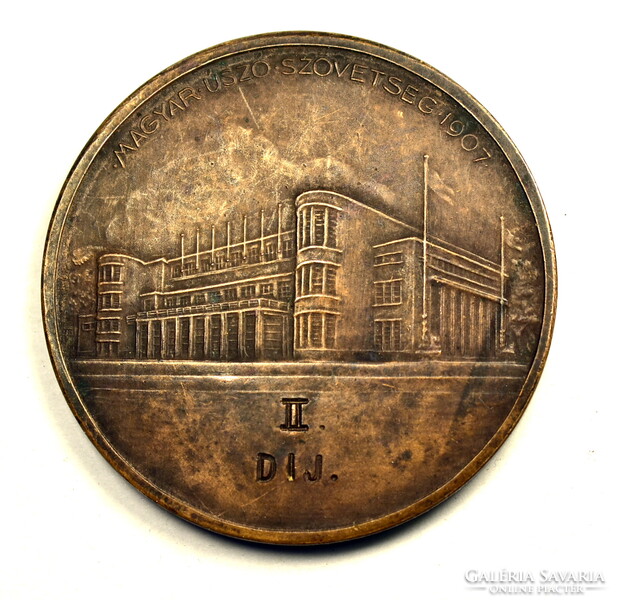 Berán Lajos (1882-1943) Gróf Klebelsberg Kunó bronz plakett 1930