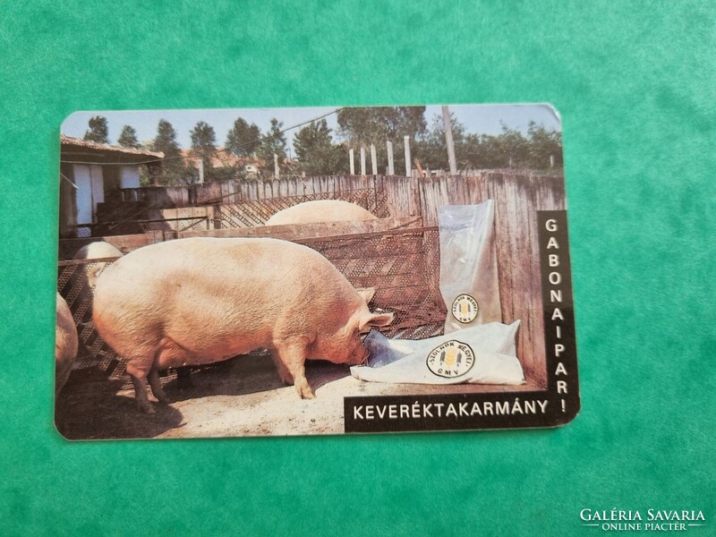 Szolnok megyei Gabonaforgalmi és Malomipari Vállalat Törökszentmiklós 1991. évi kártyanaptár