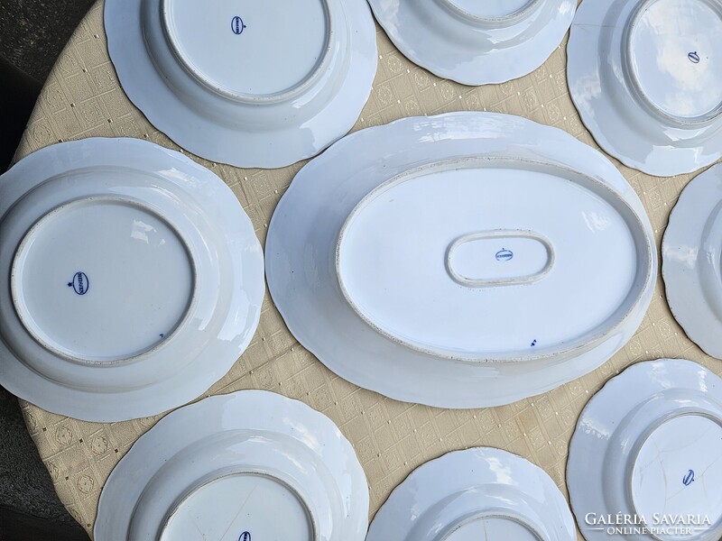 Meisseni pecsenyés plusz tányérok kobaldkék színben