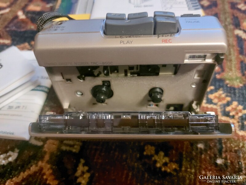 Sanyo TRC-850C diktafon eredeti csomagolásával