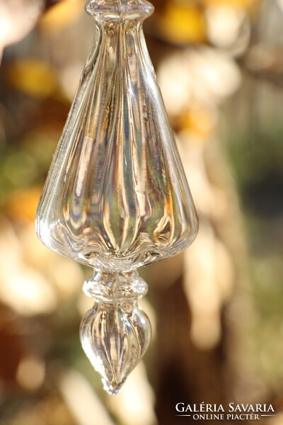 Kristály karácsonyfadísz