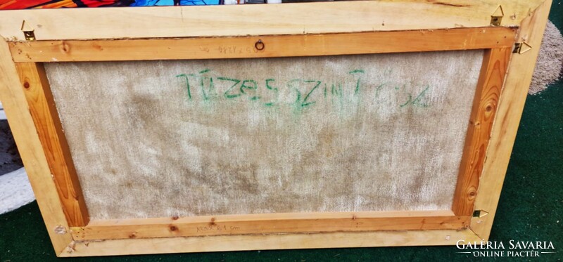 Baranyó, Sándor"TÜZES SZÍNŰ ŐSZ ",olajvászon"