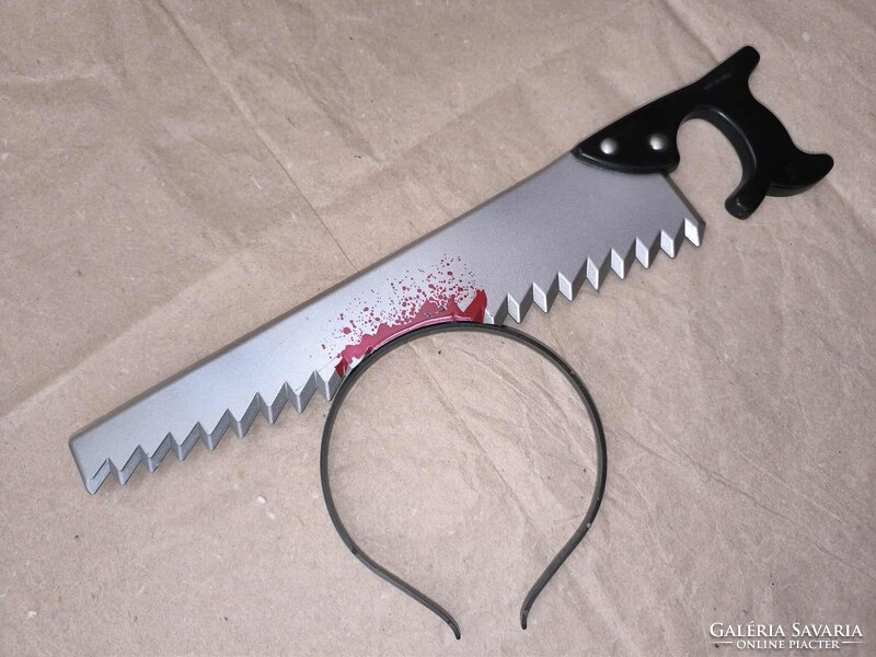 Fűrész hajpánt farsangra, Halloween-re