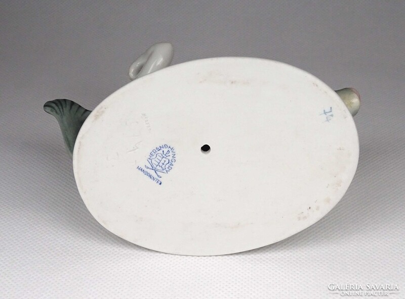 1X651 Halon ülő kisfiú Herendi porcelán figura