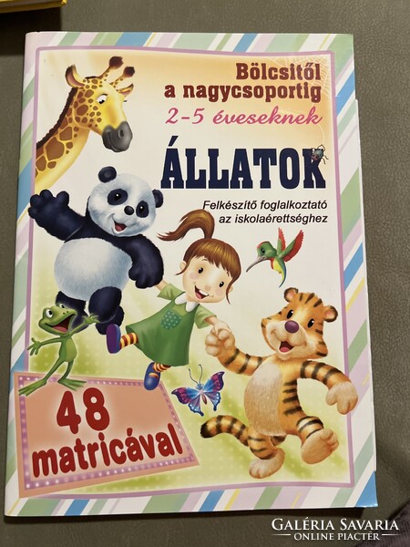 Legszebb állatmesék gyerekeknek, hibátlan +ajándék foglalkoztató füzet matricákkal