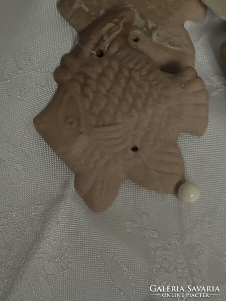 Tündéri egyedi kerámia szélcsengő.