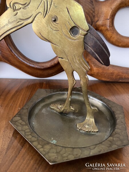 RITKASÁG, ART DECO SZIVAR, CIGARETTAVÁGÓ, FIGURÁLIS SZOBOR