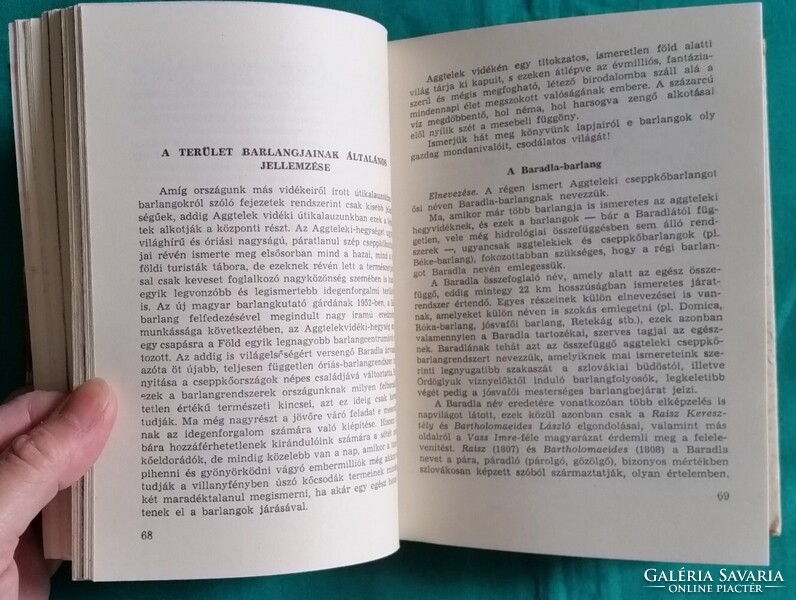 Dr. Jakucs László: Aggtelek és vidéke Útikalauz - dedikált példány > Észak-Magyarország Hegysége