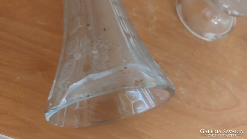 Retro üveg csillár alkatrészek