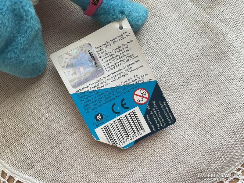 Londoni Olimpia plüss kabala figurája 2012