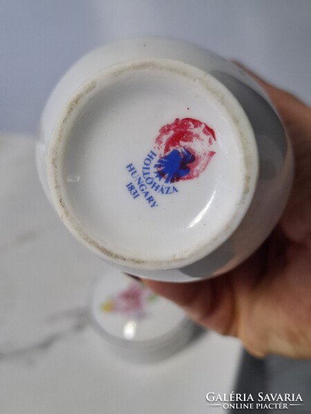 Hollóházi porcelán váza szett ajándékba