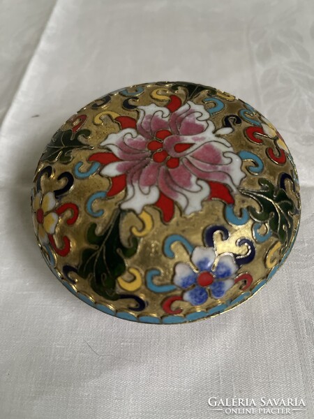 Gyönyörű Kinai rekeszzománc ékszeres nagyobb.