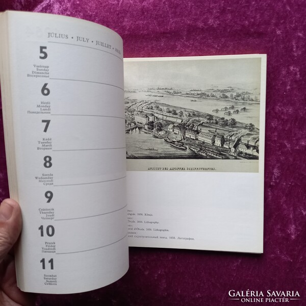 Képzőművészeti Alap Kiadóvállalata 1964. évi könyv alakú naptára