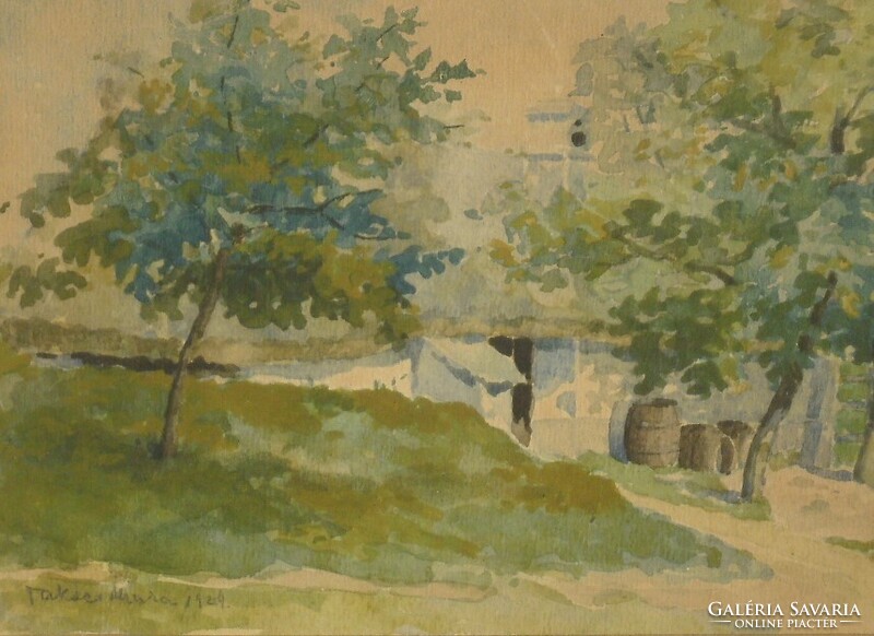 (K) Takács Mara : Borpince / 1924