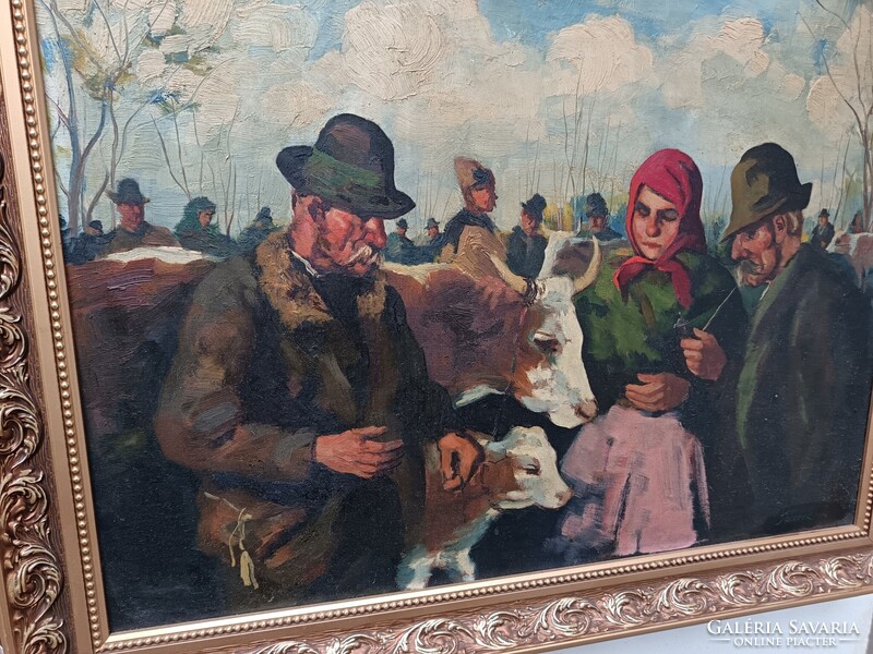 Parobek Alajos Olajfestménye.