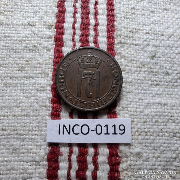 Norvégia 1 Öre 1949 VF