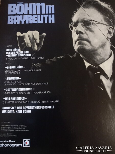 KARL BÖHM. IM BAYERUTH.  LP (Válogatás)1973-1976