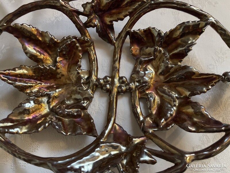 Gyönyörű eizin mázas dög nehéz fém kínáló.