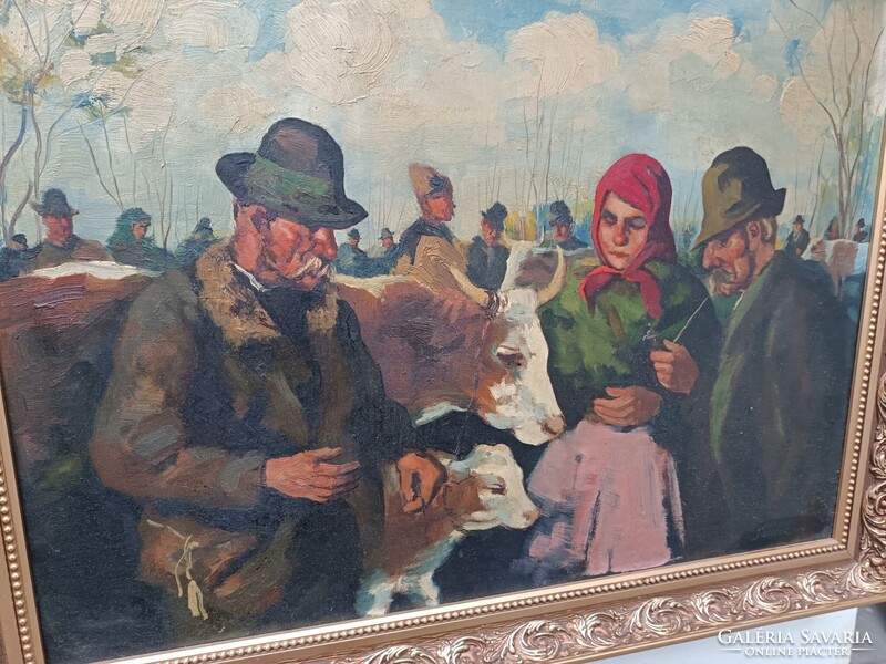 Parobek Alajos Olajfestménye.