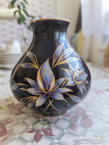 Német , Bavaria porcelán váza, kézi festéssel  eladó!