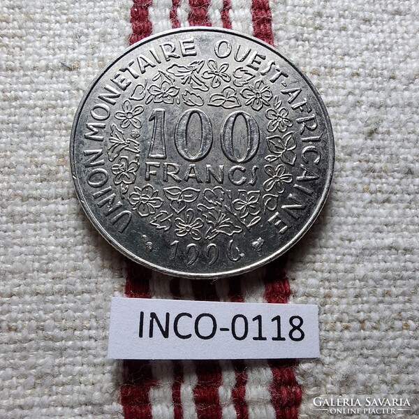 Nyugat-Afrika Államok 100 Frank 1996 EF