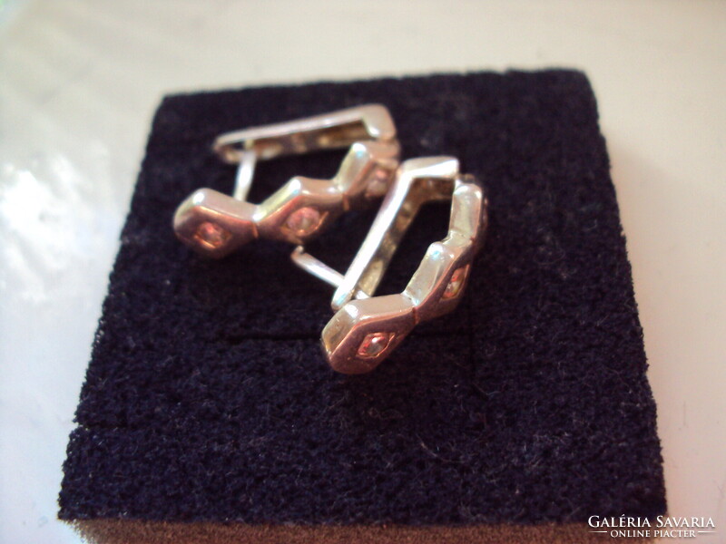 Ezüst fülbevaló 4 pár egybe vagy külön