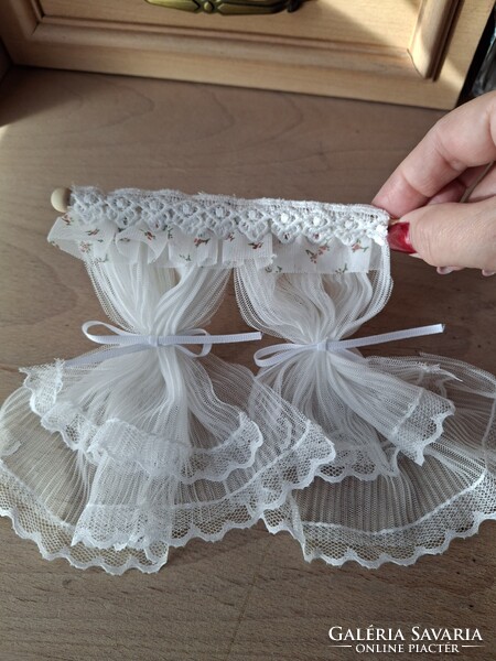 15x15cm babaházba függöny