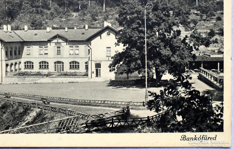 Kassa - Bankófüred / Hotel Banko - régi fotó képeslap