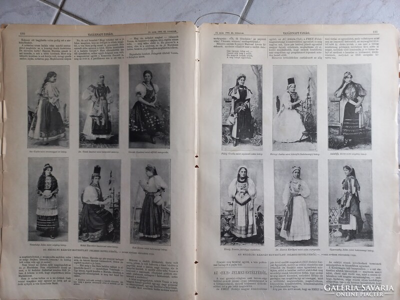 Antik Vasárnapi Újság 2-26.sz. kötésben 1896 - Milleniumi kiállítás-Yacht-raj, Ferencz Ferdinánd stb