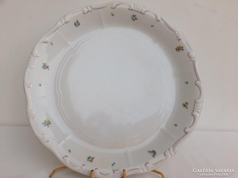 Zsolnay tollazott nagy kerek kinalo-torta tal