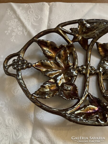 Gyönyörű eizin mázas dög nehéz fém kínáló.