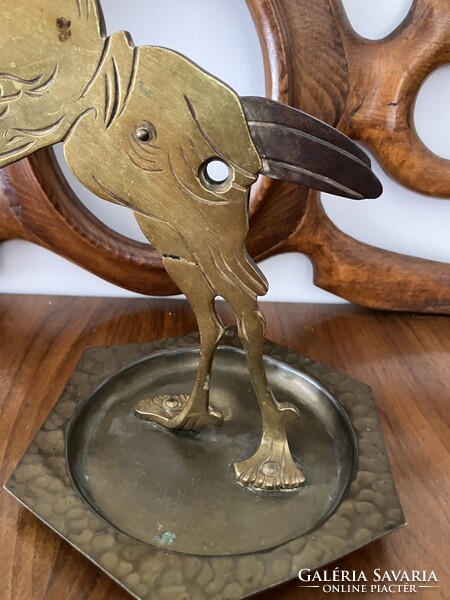 RITKASÁG, ART DECO SZIVAR, CIGARETTAVÁGÓ, FIGURÁLIS SZOBOR