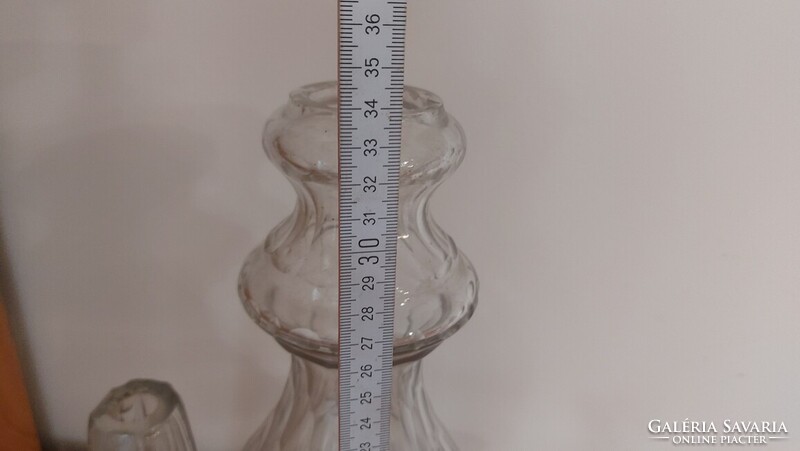 Retro üveg csillár alkatrészek