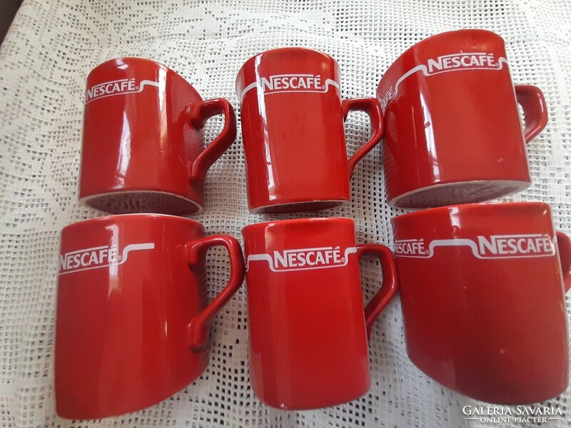 6 db Angol Nescafé bögre
