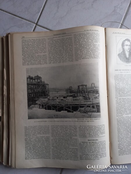 Antik Vasárnapi Újság 2-26.sz. kötésben 1896 - Milleniumi kiállítás-Yacht-raj, Ferencz Ferdinánd stb