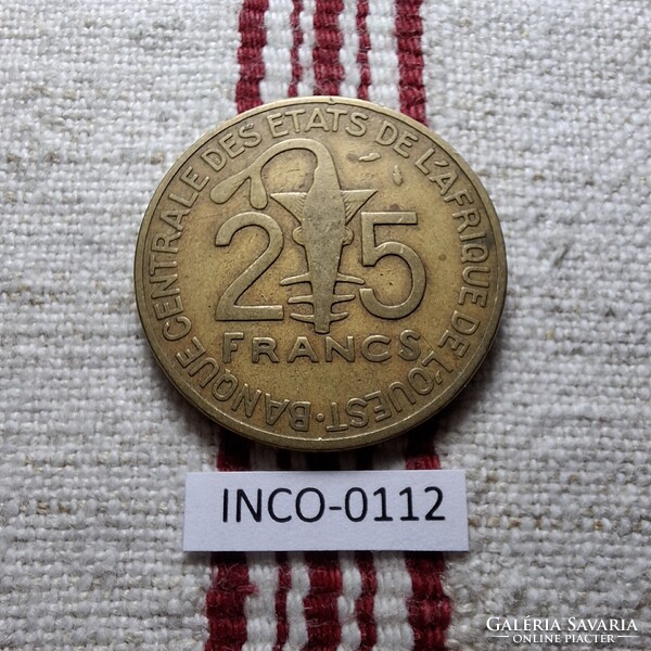 Nyugat-Afrika Államok 25 Frank 1981 F