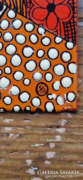 Stekly Zsuzsa tűzzománc művész  alkotása