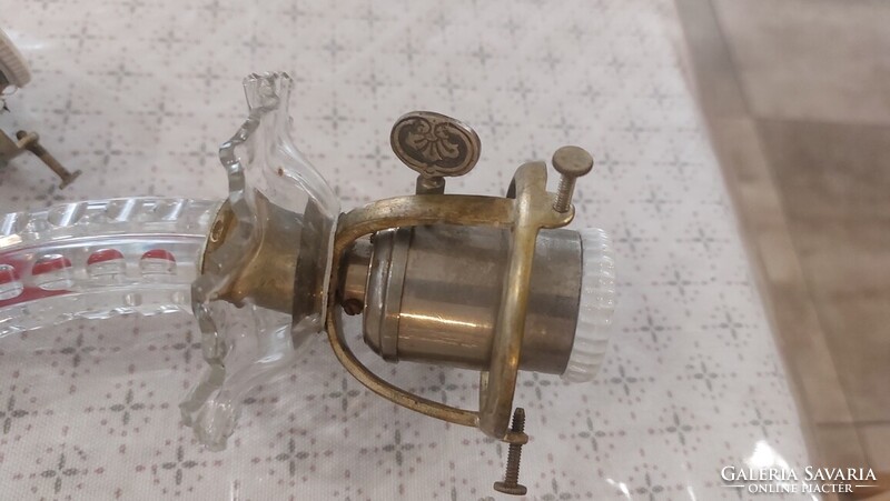 Retro üveg csillár alkatrészek