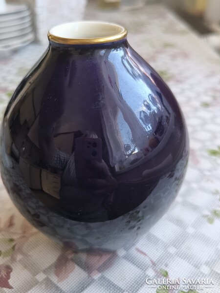 Német , kerámia váza, kézi festéssel  eladó!