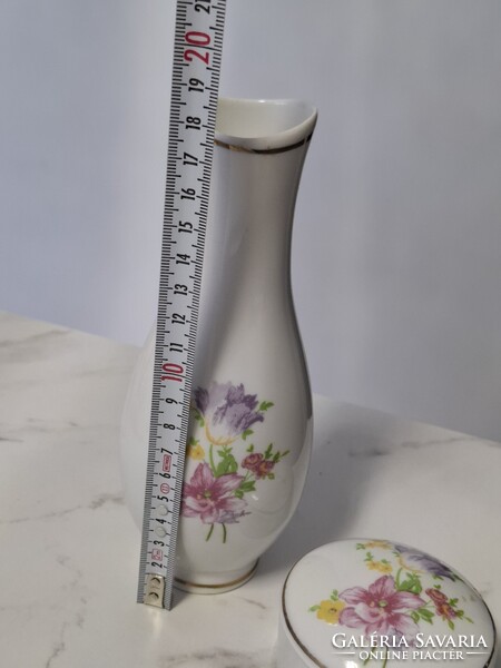 Hollóházi porcelán váza szett ajándékba