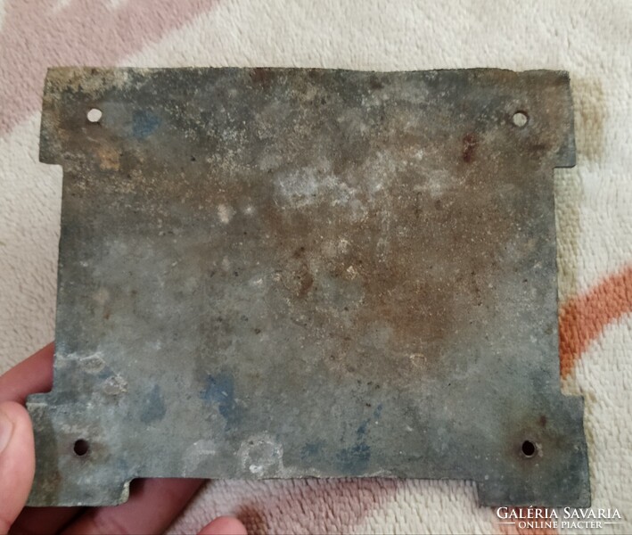 Régi budapesti kis utcanév tábla