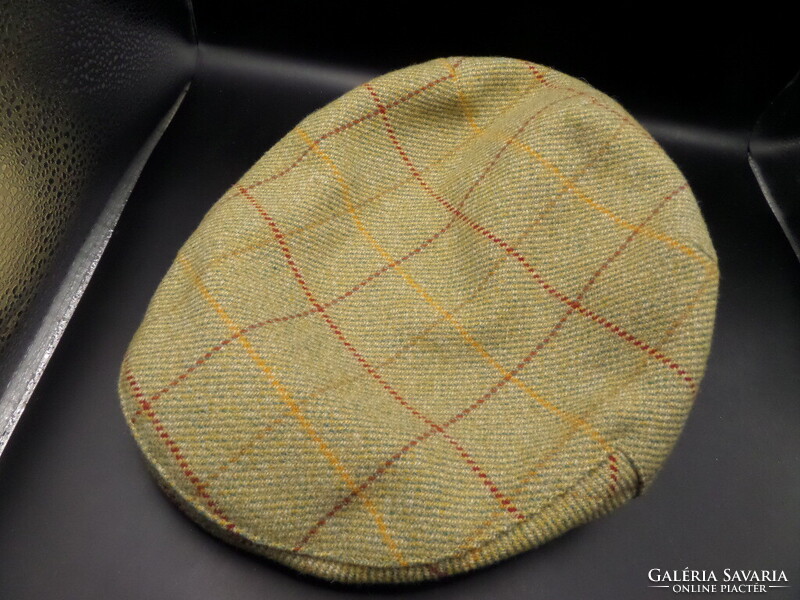 Hawkins (eredeti) férfi 60 XL - exkluzív vadász 100% gyapjú téli flat cap / lapos sapka
