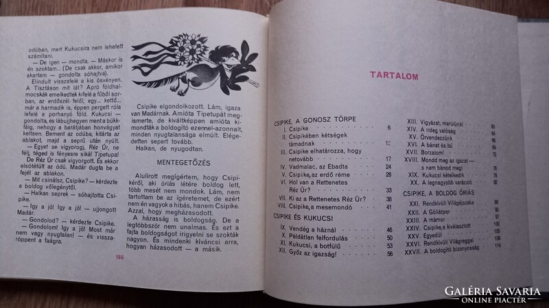 Fodor Sándor - Csipike mesekönyv 1984 - Rusz Lívia rajzaival