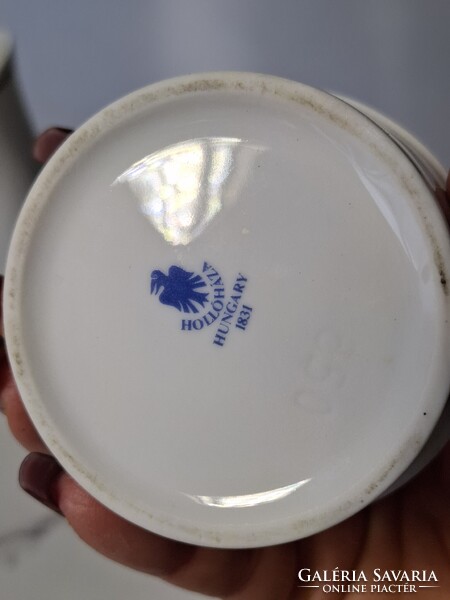 Hollóházi porcelán váza szett ajándékba