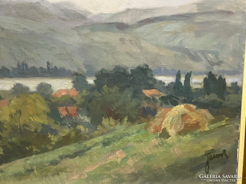 Jámbor Lajos (1884’Nagyvárad-1954’New York)-Dunakanyar..60x80cm