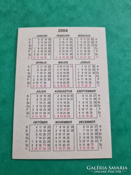 Kislány madarakkal 2004. évi kártyanaptár