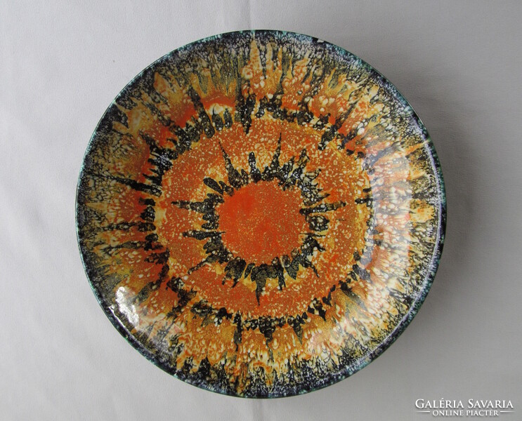 Bodrogkeresztúri kerámia fali tál