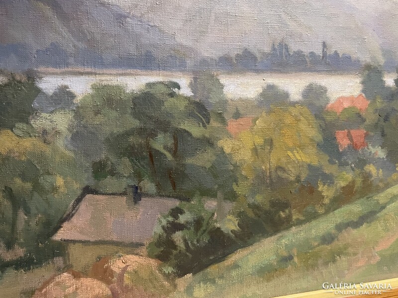 Jámbor Lajos (1884’Nagyvárad-1954’New York)-Dunakanyar..60x80cm